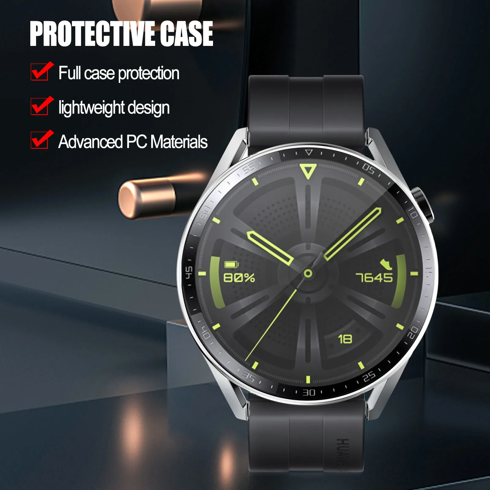 

Защитная крышка экрана для умных часов Huawei Watch GT 3 46 мм, мягкий полипропиленовый изогнутый защитный аксессуар для умных часов, тонкий мягкий ...