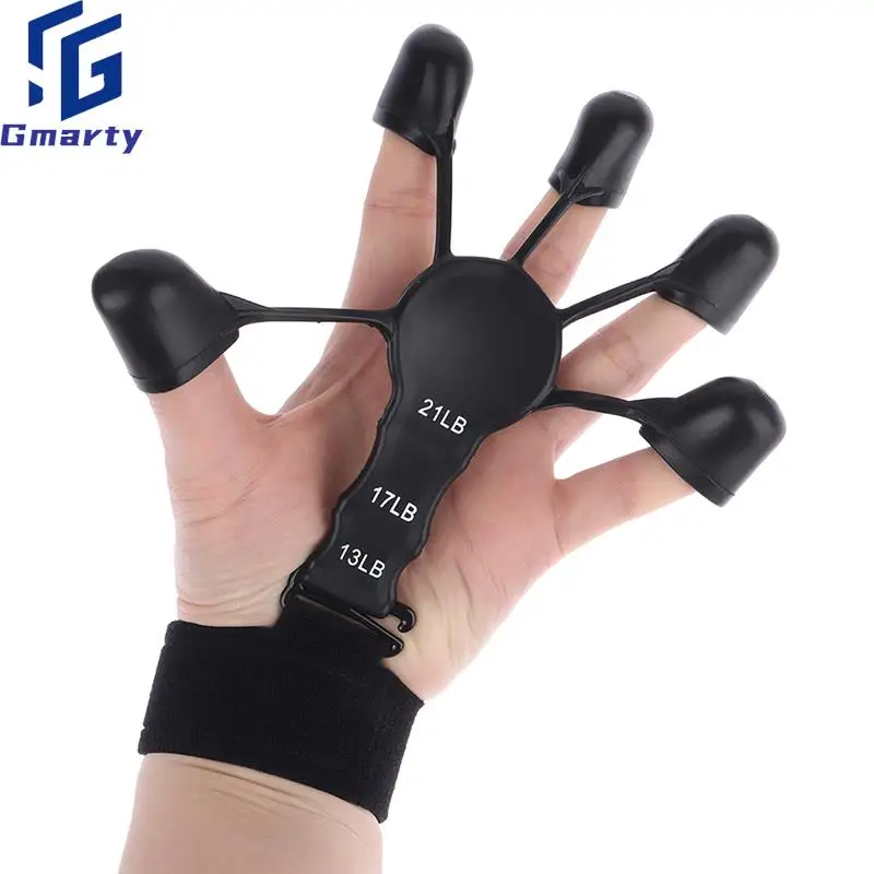 

1PC Finger Gripper Patients Hand Strengthener Guitar Finger Flexion And Extension Training Device Resistant Strength Trainer