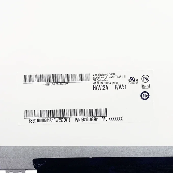 B140HTN01.E подходит для B140HTN01.B B140HTN01.C B140HTN01.2 N140HGE EA1 EB1 EAA EBA B140HTN01.1 1920*1080 30PIN EDP