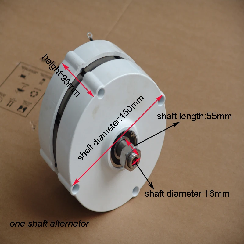 

Three-phase ac permanent magnet synchronous generator