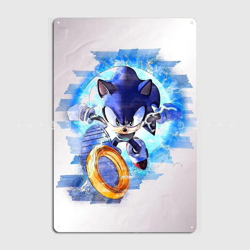 

Металлический знак Hedgehog, кинотеатр, гараж, бар, пещера, дизайн, роспись, оловянный знак, плакат