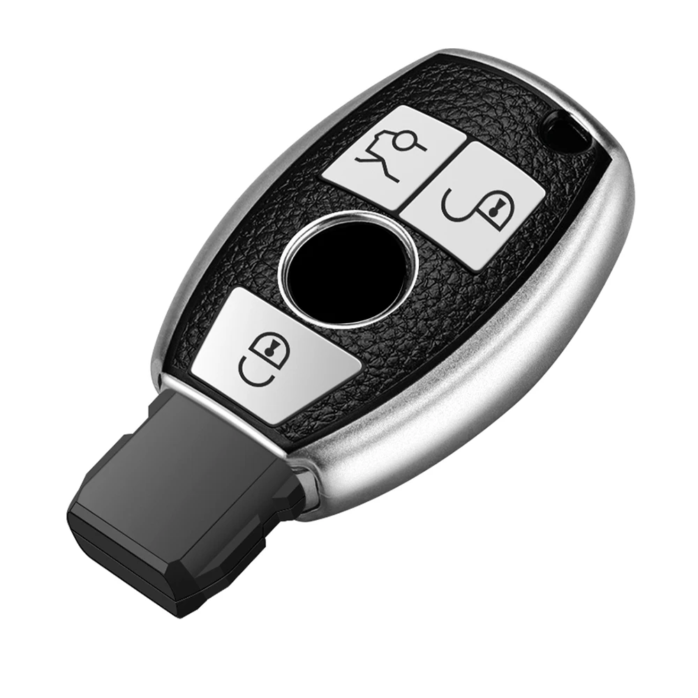

Кожаный чехол из ТПУ для автомобильных ключей Mercedes Benz CLS CLA GL R SLK AMG A B C S, защитные чехлы для клавиш