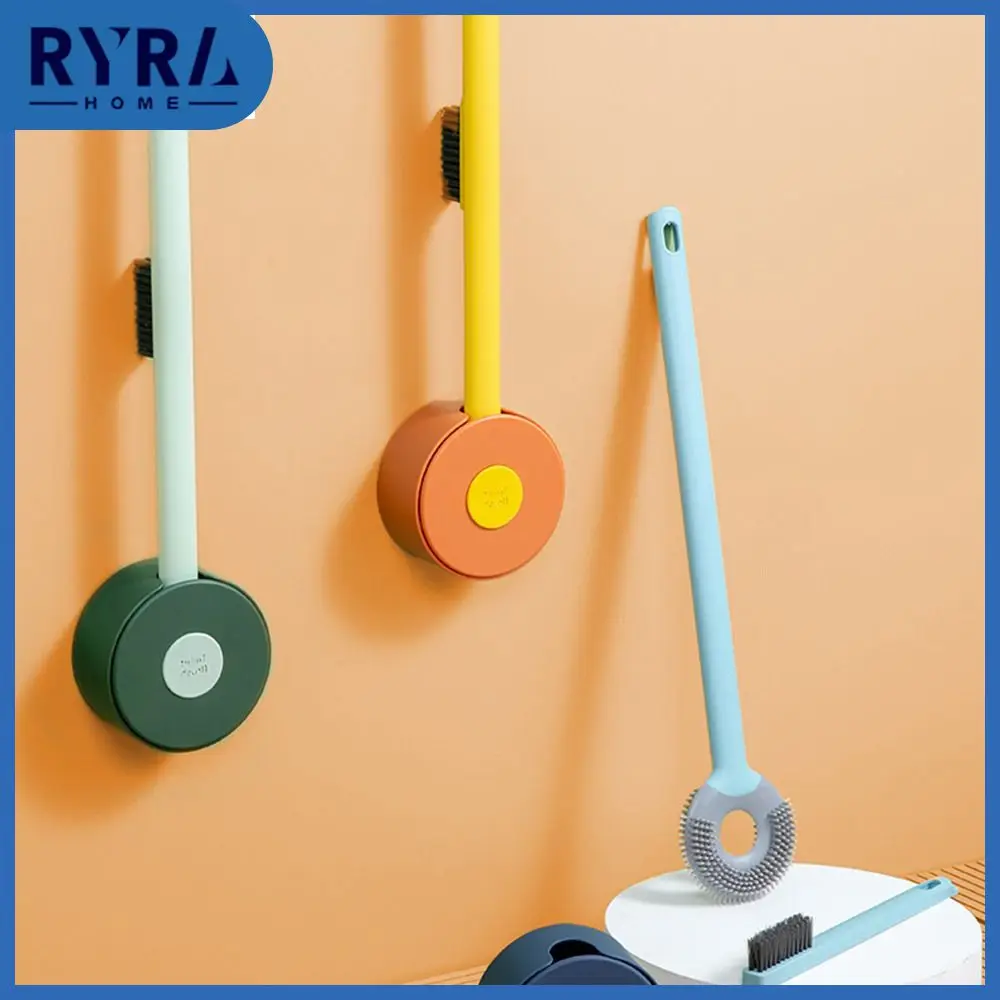 

Creative Cover Opening Household And Fresher Bathroom Air No Odors Toilet Brush No Dead Corners To Remove Stains Hanging