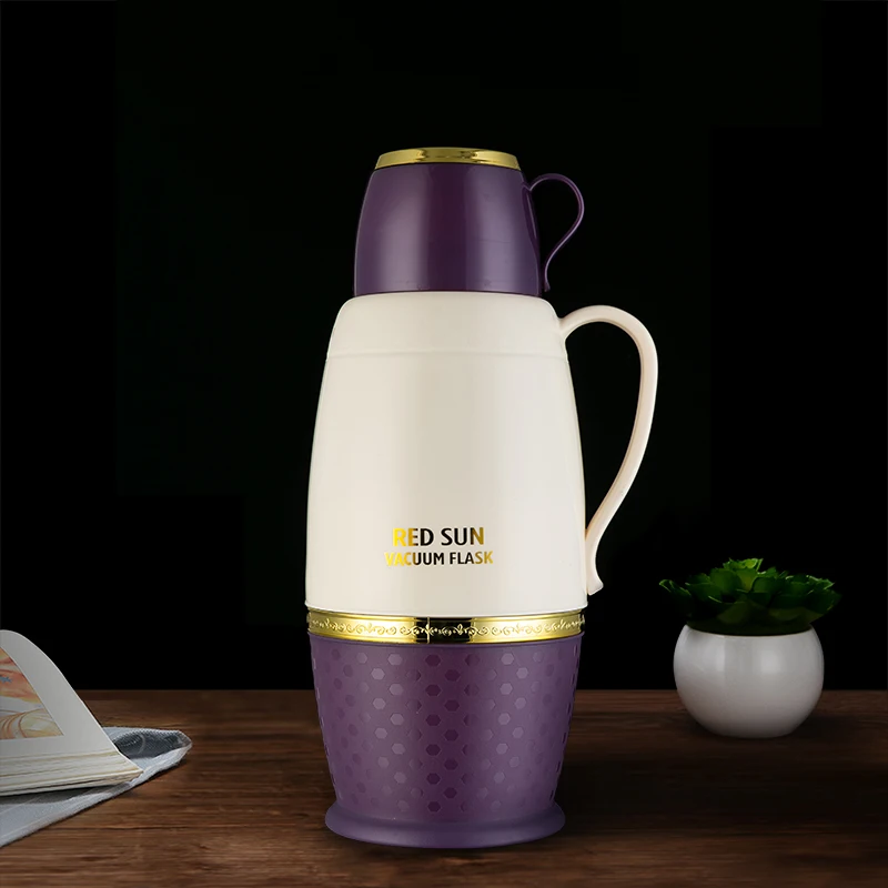 

1000ML/1800ML European Travel Thermosflask Thermos Water Coffee Bottle Glass Coffee Cup Mug Heat Cold Preservation