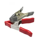 4 шт., 4-дюймовые стальные пружинные зажимы, максимальное открытие, 2 дюйма, большой сверхпрочный металлический пружинный зажим camelback