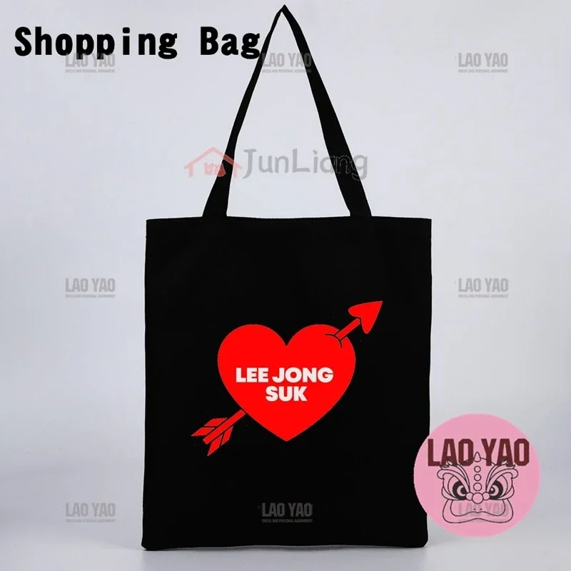 Женская сумка для покупок поклонников K-Pop тканевая сумка-тоут подарка шоппинга