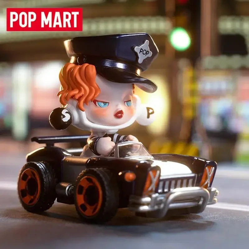 Фото POP MART POPCAR Super Track Series: Модные коллекционные фигурки-сюрпризы в закрытых коробках, аниме-фигурки, милые игрушки, подарочные наборы-сюрпризы №1