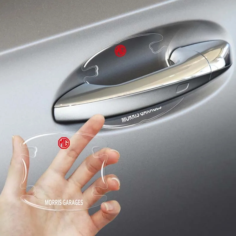 

Автомобильные прозрачные ПВХ устойчивые к царапинам водонепроницаемые утолщенные наклейки на дверь чаши для MG HS ZS 5 6 350 Tf Express ZR MGF GS XPower Gundam