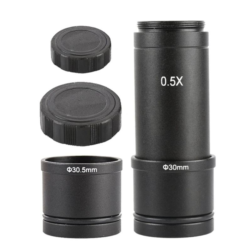 

0.5X C Mount Microscope Adapter Electronic Eyepiece Reduction Lens for Monocular Dropship