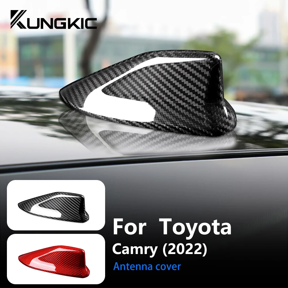 

Для Toyota Camry 2022 2023 внешняя настоящая мягкая углеволоконная крыша автомобиля Акулий плавник сигнальная антенна наклейка крышка отделка авто аксессуары