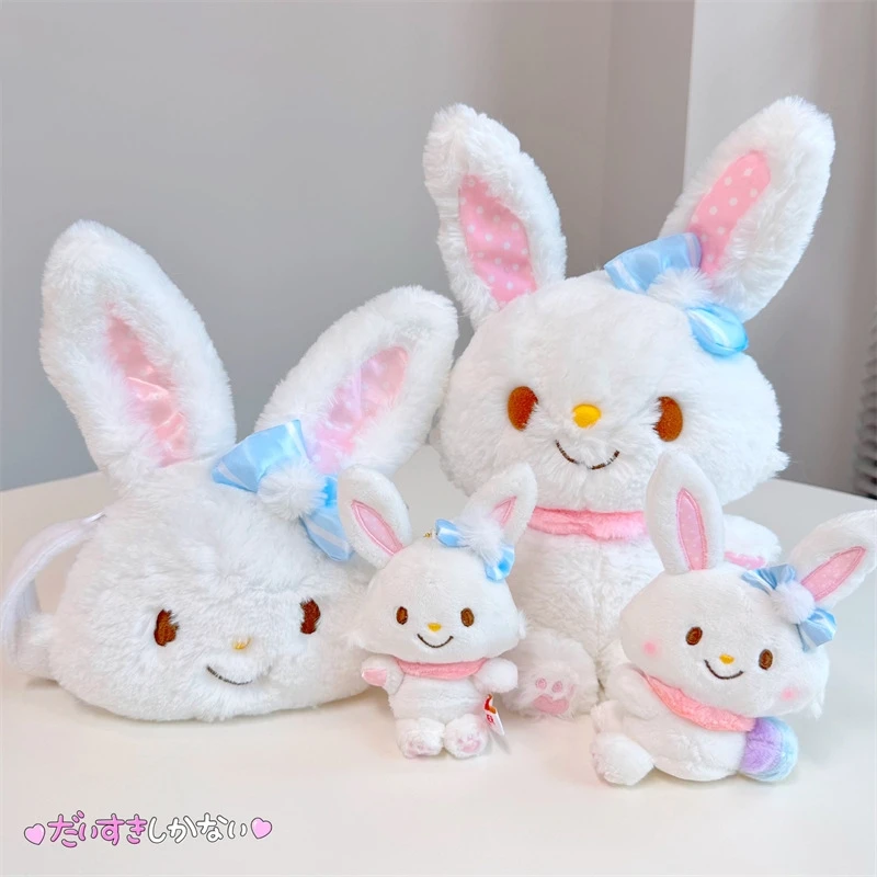 Милая плюшевая кукла Sanrio Wish Me Mell Kawaii, брелок-подвеска, украшающая наклонная Наплечная Сумка, пушистый рюкзак, Детские аксессуары для волос