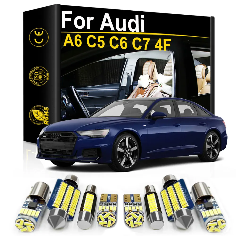 Светильник для Audi A6 S6 RS6 C5 C6 C7 4F 1998 1999 2011 2012 2013 2014 2019 Quattro Avant Sedan аксессуары Canbus |