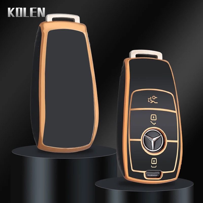 

New TPU Car Remote Key Case Cover Shell For Mercedes Benz A C E S G Class GLC CLE CLA W177 W205 W213 W222 X167 AMG Accessories