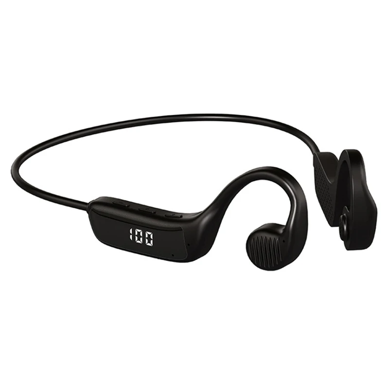 

S368 40 часов Bluetooth 5,1 наушники со светодиодным дисплеем Беспроводные наушники с шейным ободом шумоподавление спортивная Гарнитура для бега