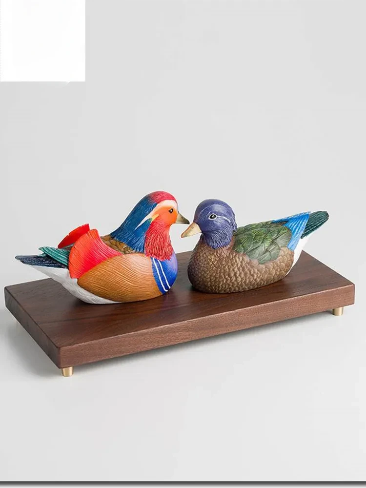 Пара статуэток mandarin duck