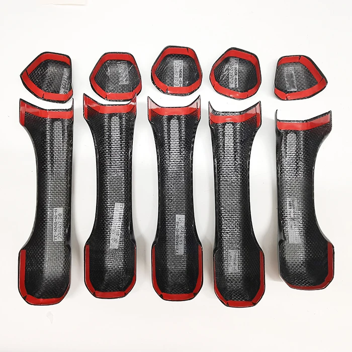 Крышка дверной ручки из углеродного волокна для JEEP Wrangler JK аксессуары JL 4x4