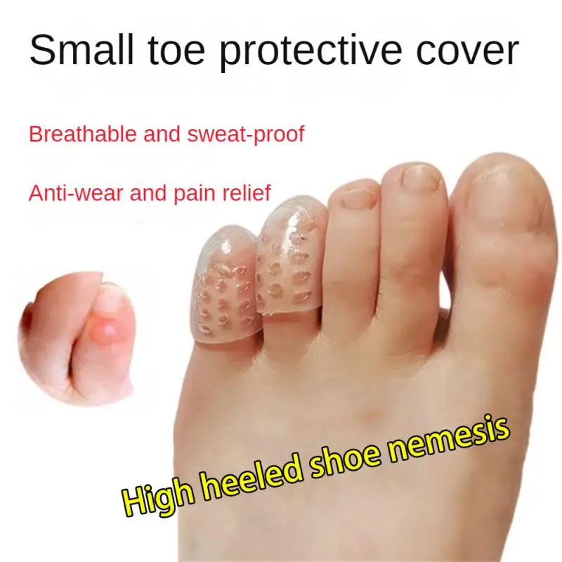 

1PC Silicone Gel Little Toe Tube Corns Blister Corrector Pinkie Protector Gel Bunion Toe Finger Protection Gel Sleeve Foot Care