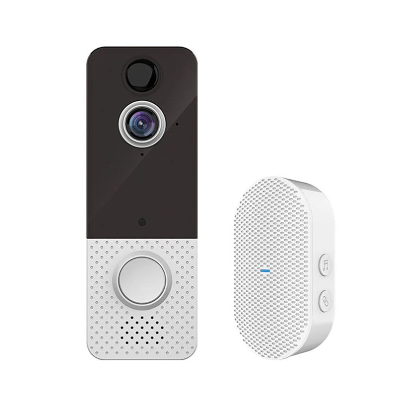 Умный дверной звонок T8 IP 1080P для телефона квартир ИК-сигнализация беспроводная