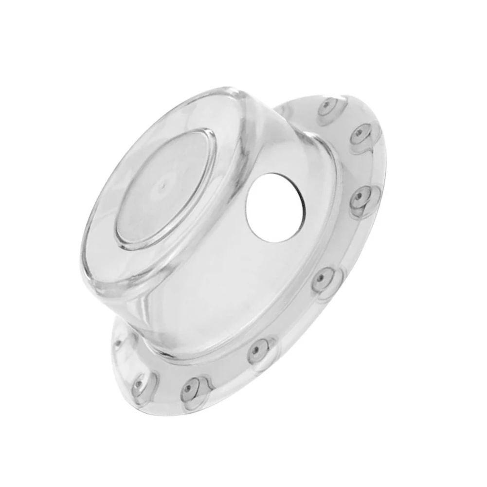 

Overflow Drain Trim Bathtub Drain Cover 16x16x5cm Clear PVC Strong Suction Cups Ultra-Tight Seal Office Room Sink
