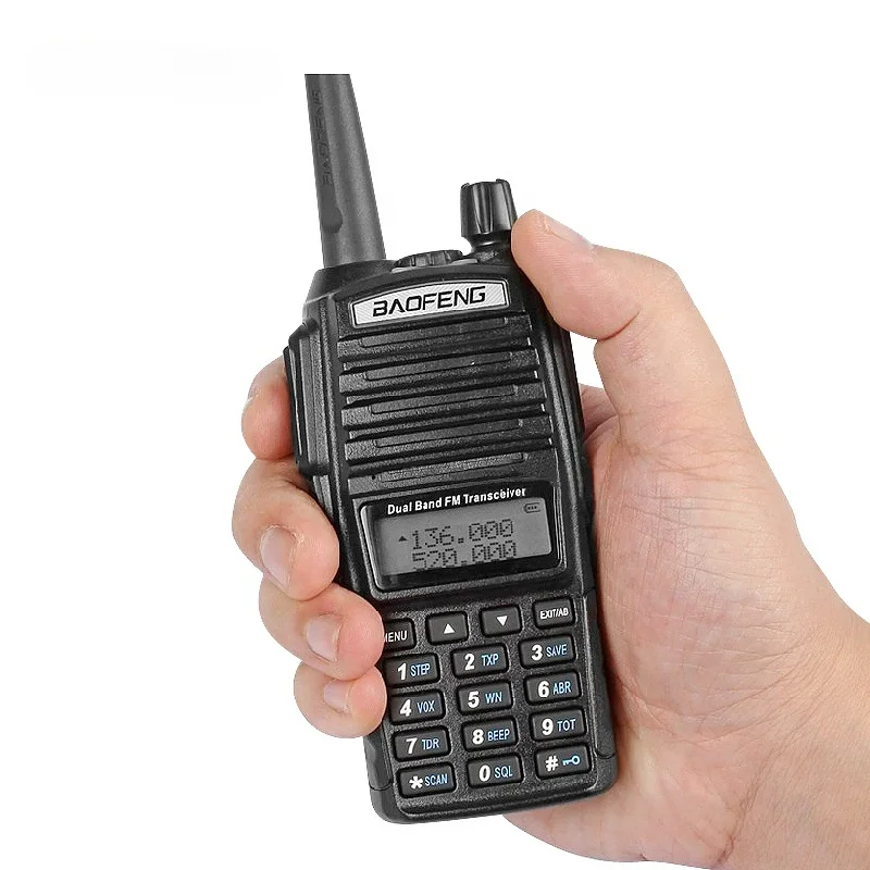 Рация длинная аккумуляторная батарея удобная рация UV 82 реальная 8 Вт высокая