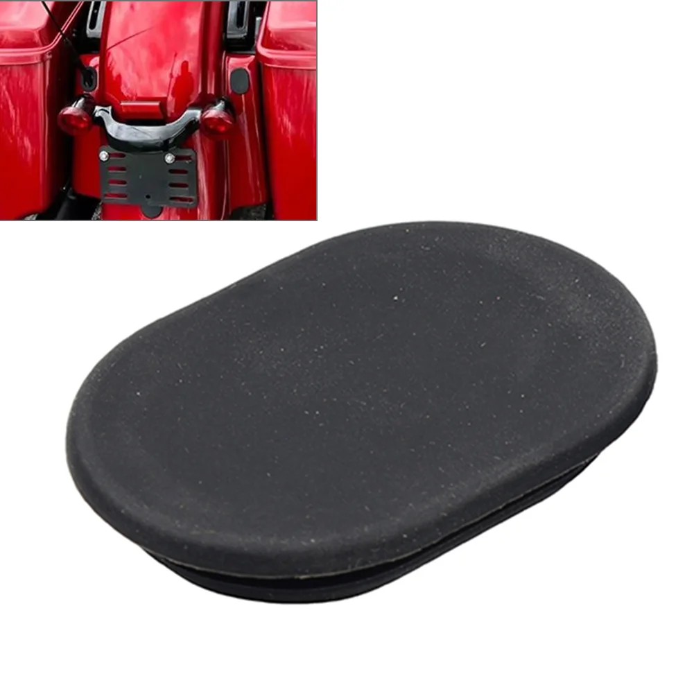 

1 шт., заглушка заднего антенного отверстия для мотоцикла, резиновая черная крышка для Harley Street Glide Road King 06-2023 для Road Glide 2010-23