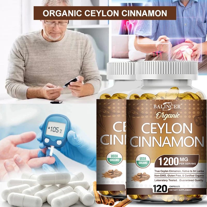 

Balincer Organic Ceylon Cinnamon,Support, Joint Pain Relief, Weight Management, Antioxidant, Anti-Inflammatory Metabolic