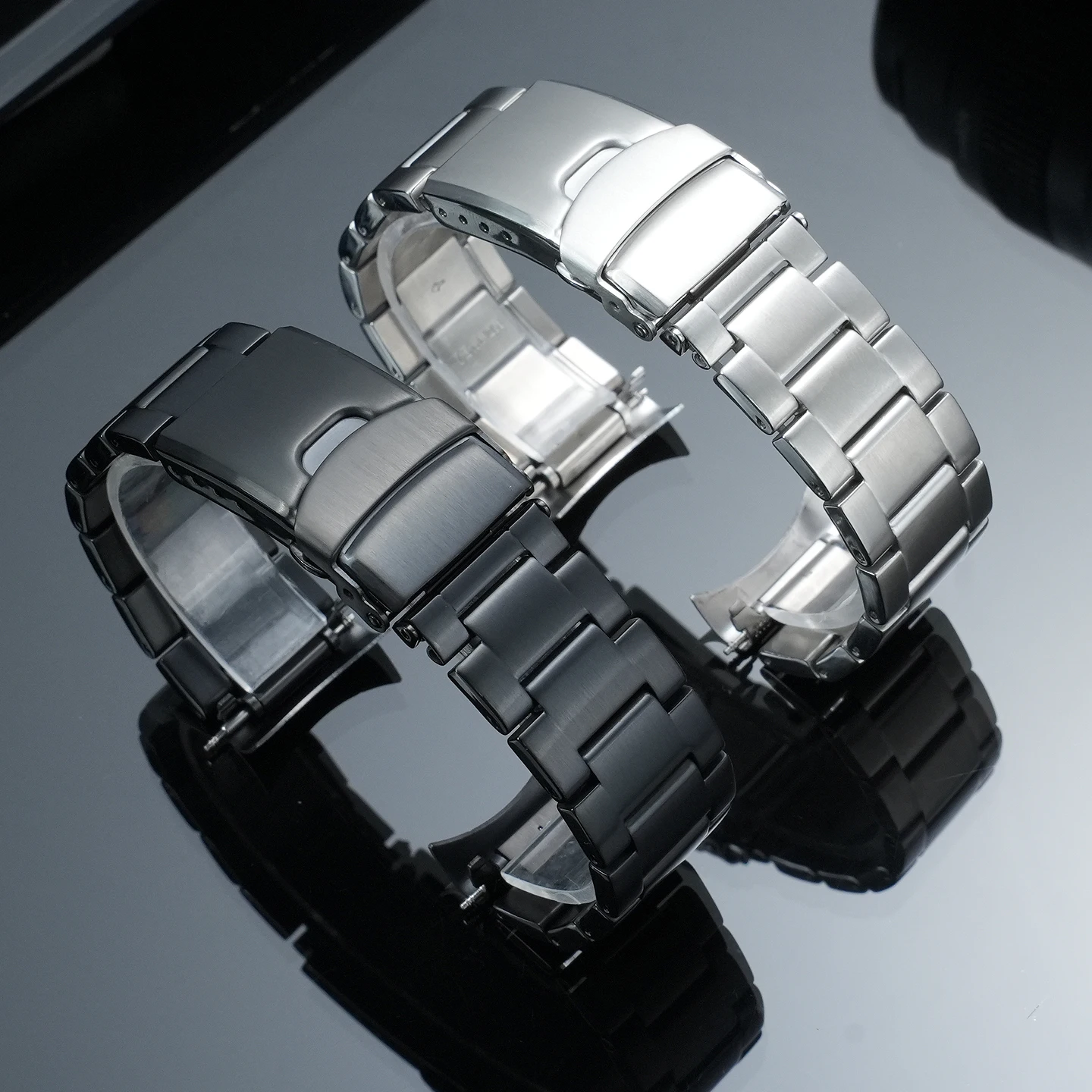 Фото Для Seiko No. 5 изогнутых ремешков для часов из нержавеющей стали SKX007 009 SRPD63K1/53K1/55K1 SRPD55 SRPD53 №5