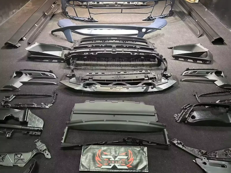 2014-2017 обновление 2018-2023 macan PP передний бампер задний решетка для Porsche 95b. 3 комплект