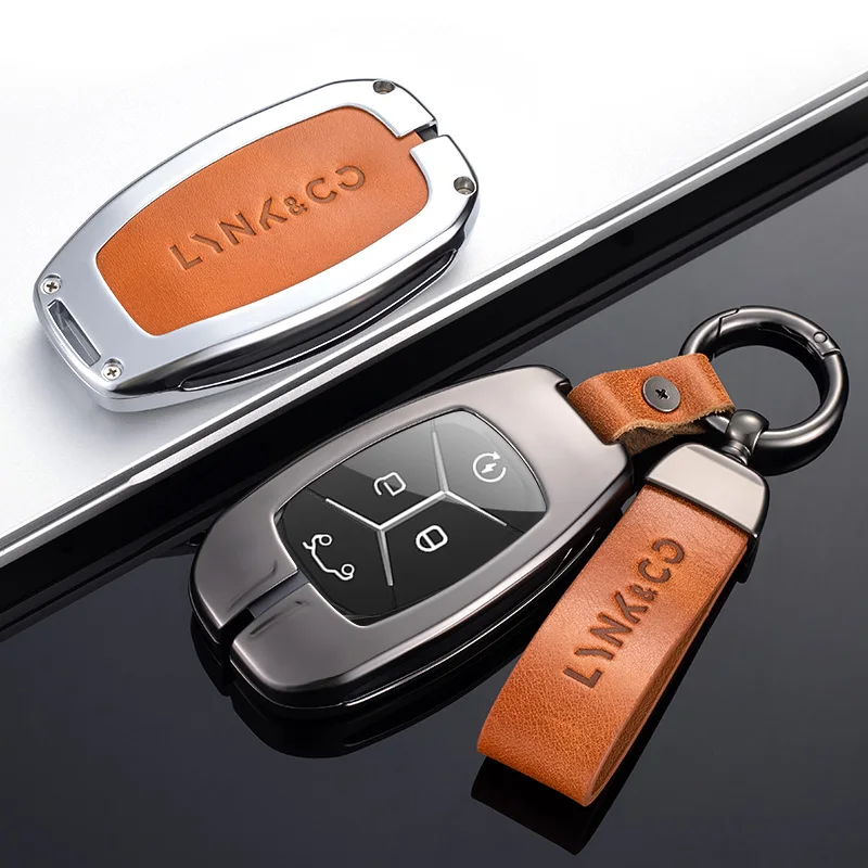 

Чехол для ключа автомобиля для Geely LYNK & CO 01 02 03 05 2017 2018