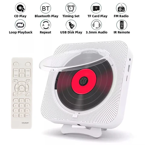 docooler Портативный CD-плеер с Bluetooth