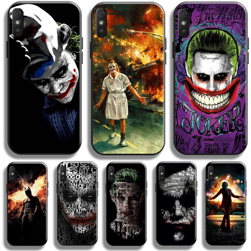 

Marvel Bat-Man Joker Clown For Xiaomi Redmi 9A Phone Case Redmi 9AT Case Silicone Cover Funda Liquid Silicon Coque