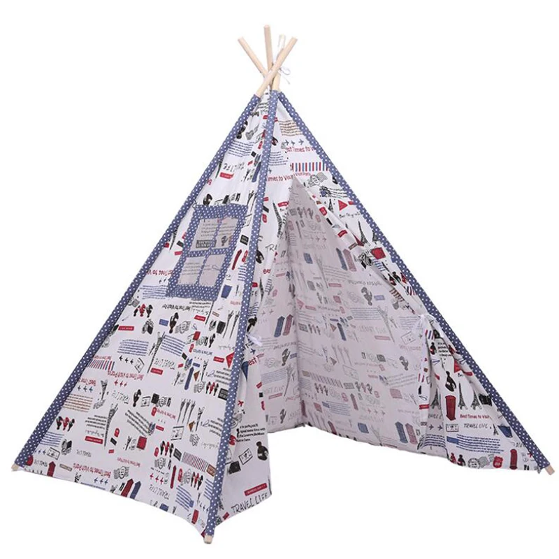 

1.3/1.6m Child Tipi Teepee Tent For Kids Play Tents Tipi Infantil Playpen Children's Toys Games Playhouse Birthday Gift