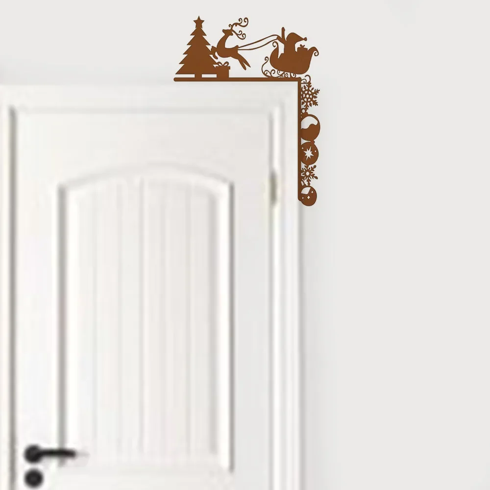 Уникальные декоративные наклейки на стену с металлическими санами – это