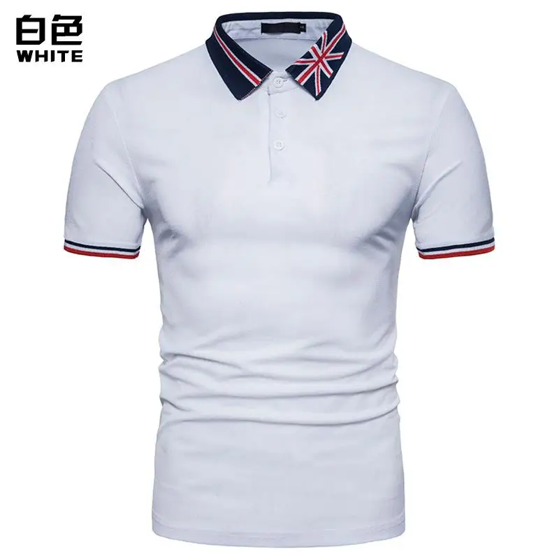 Кроп-топ мужской с коротким рукавом Классическая Дизайнерская одежда поло