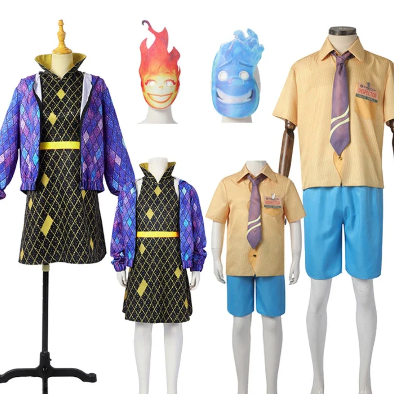 Элементальный янтарный карнавальный костюм из фильма водяной огонь элемент