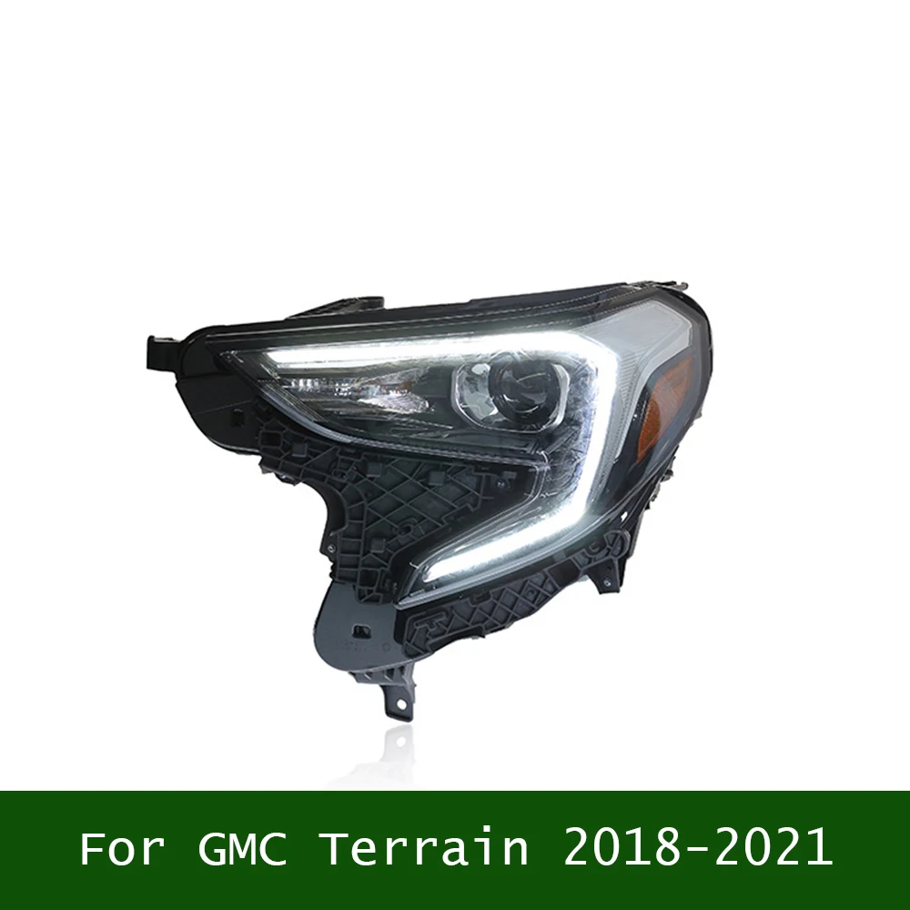 

For GMC Terrain 2018-2021 HID Xenon Head Lamp Head Light Plug And Play Car Front LED DRL Headlight Headlamp Assembly
