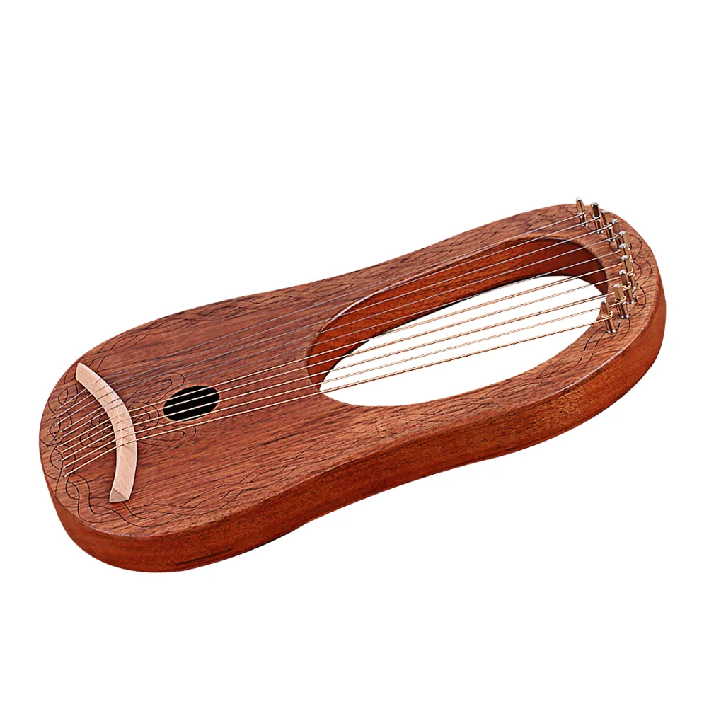 

Lyre Harp 10 String Harp Small Harp with Durable String Musical Instrument