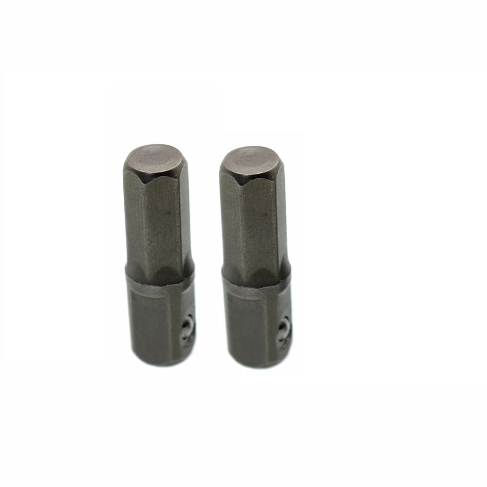 

10pcs Socket Adapter Set Converter 25mm 1/4\" Hex To 1/4\" Square Drive Workshop