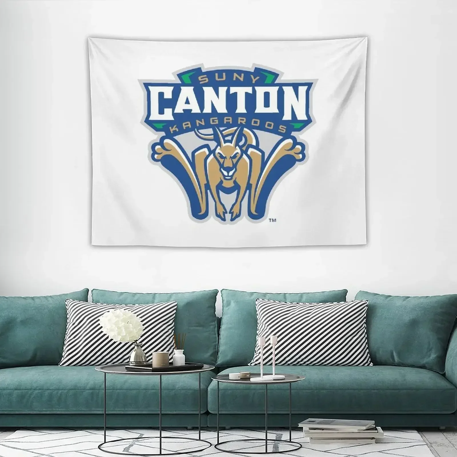 SUNY Canton cangaroos Гобелен Настенные украшения Декор для ванной комнаты