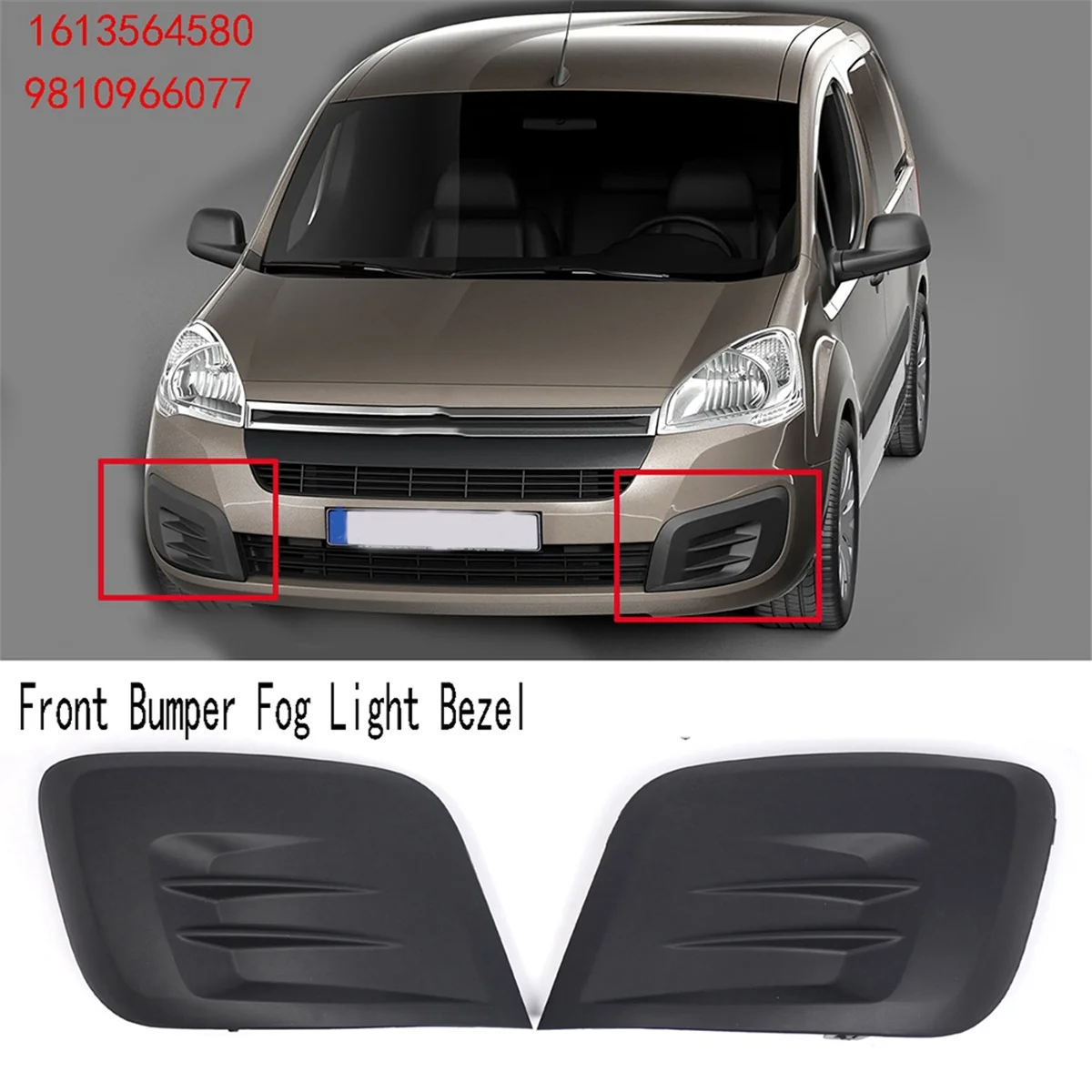 Передний бампер для Peugeot Partner 2012-2017 передний нижняя решетка 1613564580