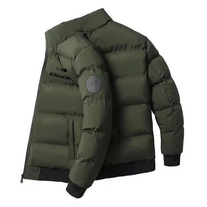 2023 New EIDER Fall/Winter Casual Men's Zipper Jacket Casual Bomber Jacket Scarf Collar Slim-fit Stylish jacket