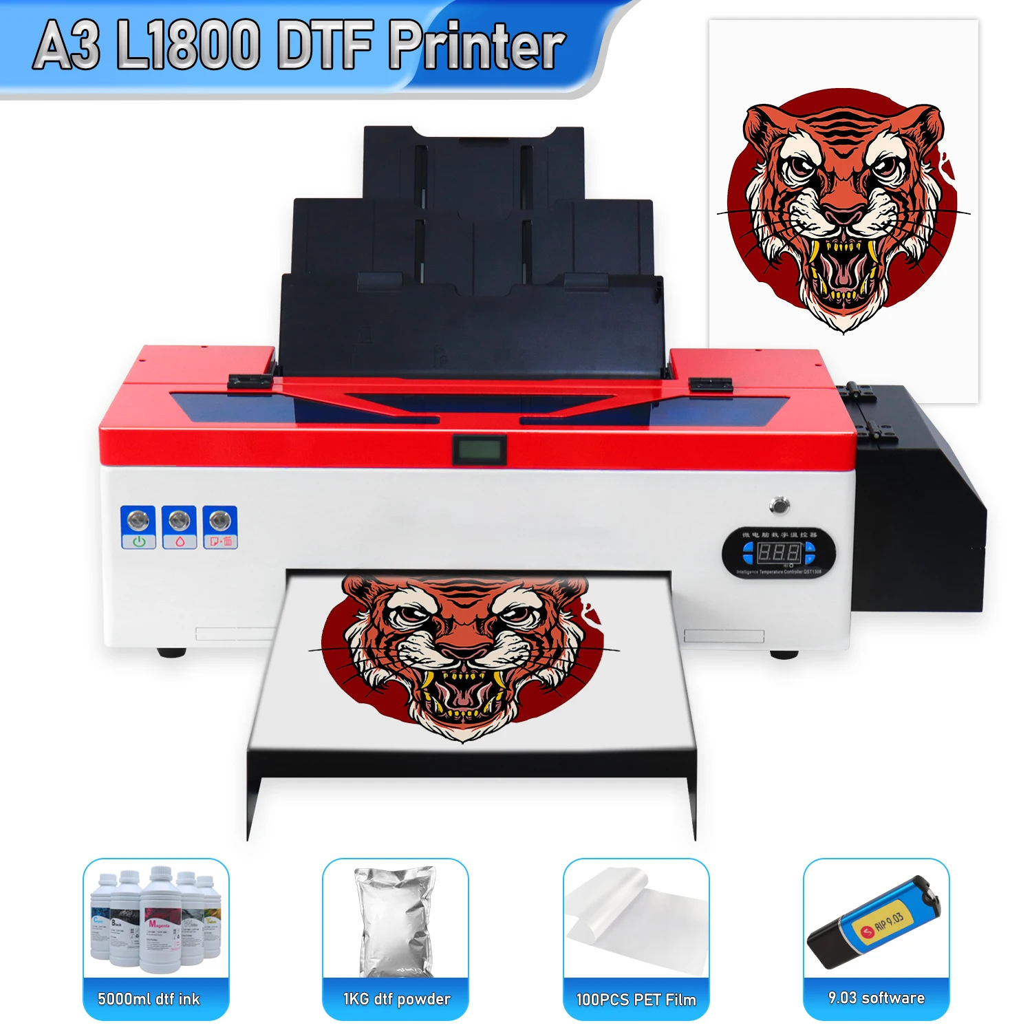 Купить DTF Printer A3 For Epson L1800 DTF Direct Heat Transfer Film