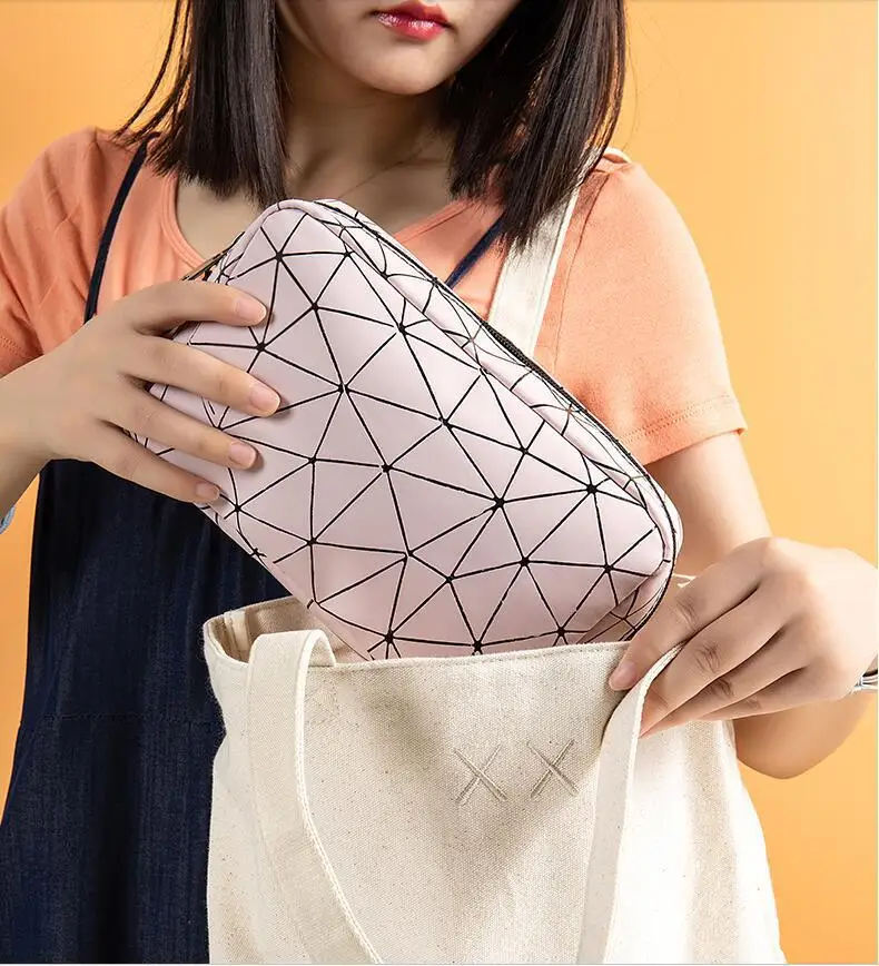 

Женский держатель для кистей для макияжа, органайзер, косметичка, кошелек на молнии, сумка для хранения