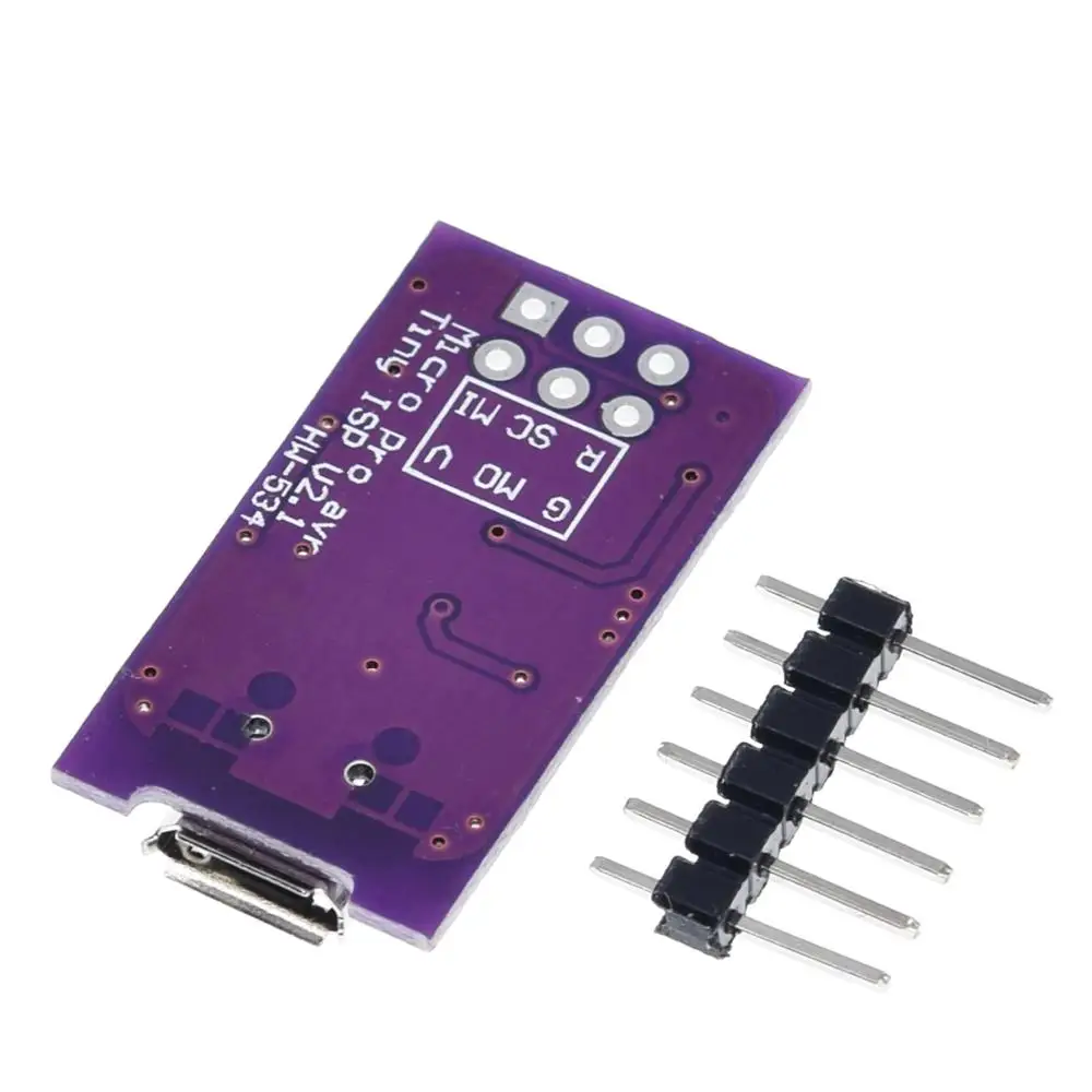 Micro USB Tiny AVR ISP ATtiny44 ATTiny45 ATTiny85 USBTinyISP модуль программатора для IDE загрузчика