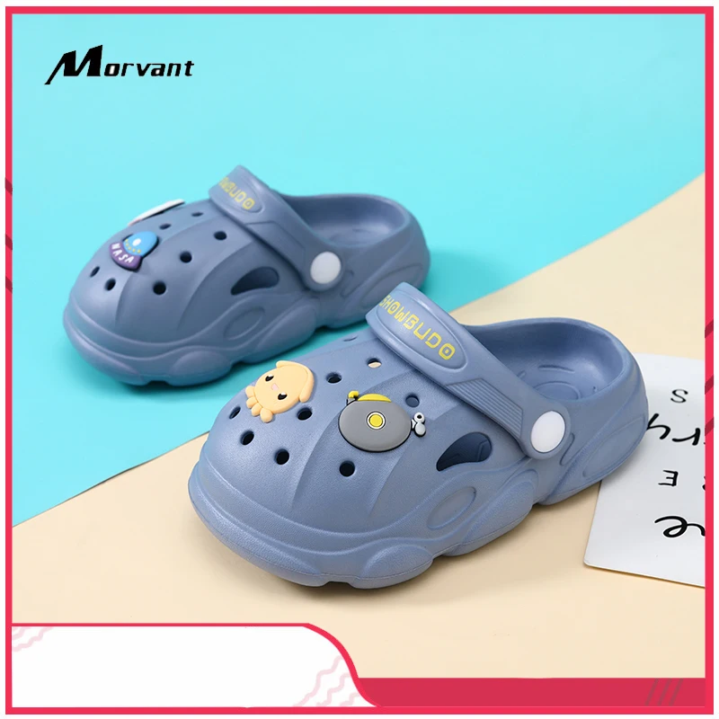 

Тапочки детские уличные, мягкие и удобные, пляжные сандалии, дышащие, для сада