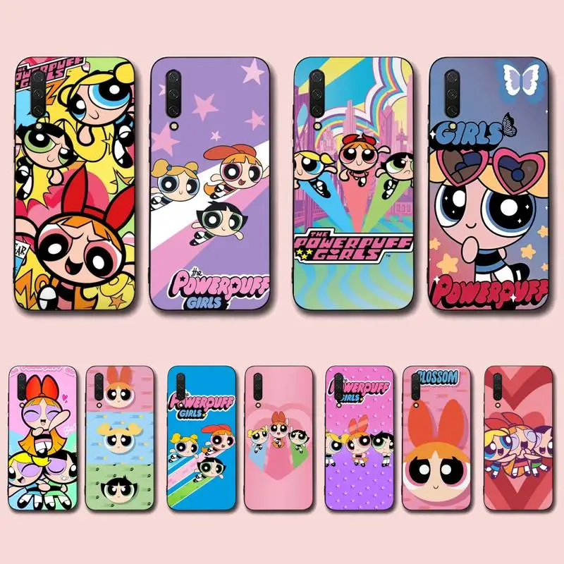 

P-Powerpuff Girls Phone Case for Xiaomi mi 5 6 8 9 10 lite pro SE Mix 2s 3 F1 Max2 3