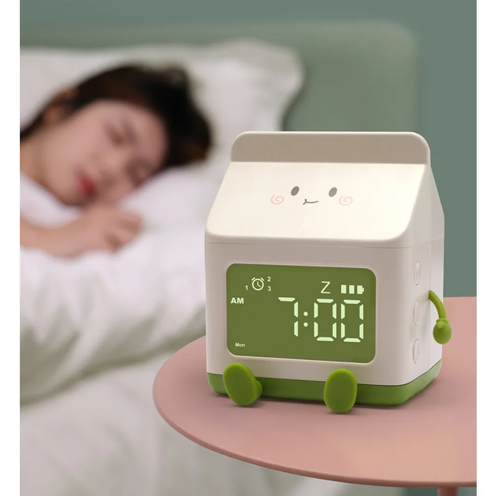 

Cartoon Milk Carton Alarm Clock Student Specialized Countdown Time Management Children's Digital Electronic Desk Clocks Ornament