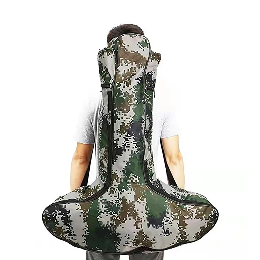 Huting T-shape Camouflage Crossbow Bag Bow Storage Carry Belt Shoulder Backpack Protector Cover for Archery Shooting Accessory