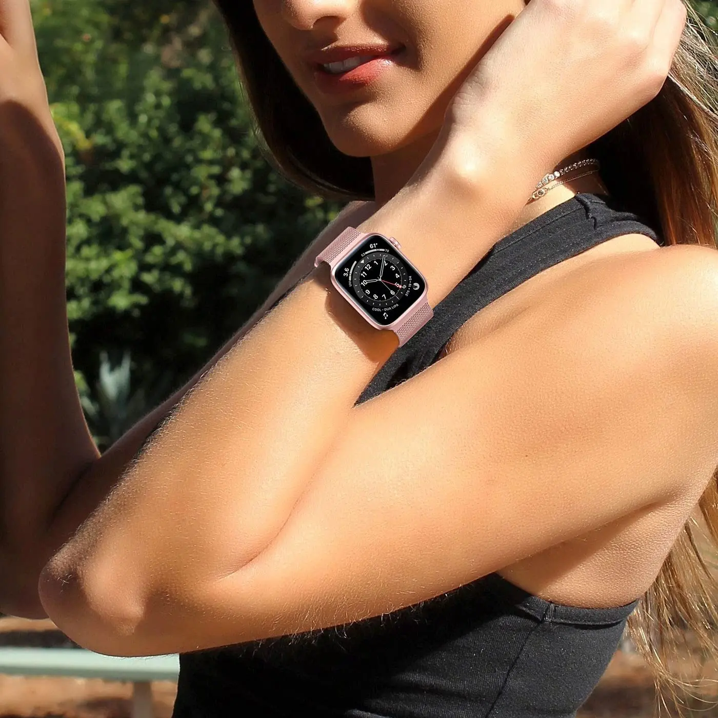Ремешок для часов Apple Watch Series 7 ремешок наручных умные ремешки Seiko Миланская петля
