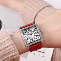 high quality watch square set auger big dial female table belt men watch male tide restoring ancient ways fashion neutral table